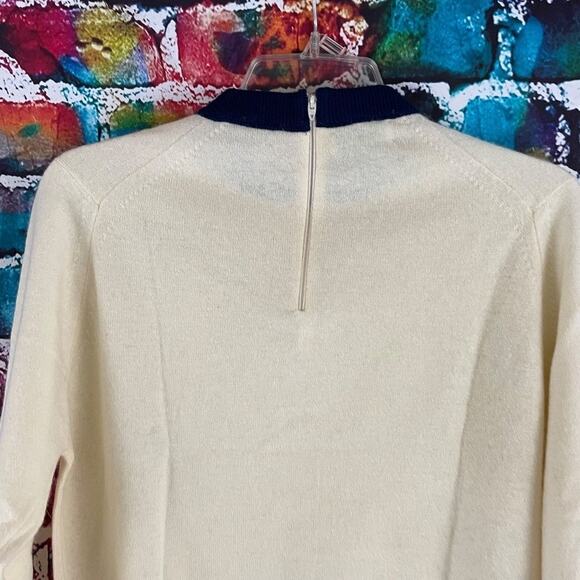 Vintage Douglas Marc Lambs Wool Fur Fiber Abstract Sweater Small 70s - Picture 11 of 11